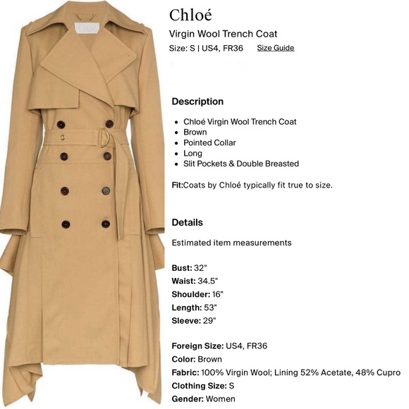 Chloe Double-Breasted Belted Trench Dress - Picture 4 of 13